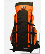 ORANGE Extra Large Backpack Camping 4300 CI Hiking Pack Hunting Safety H... - $39.26 CAD