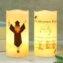 Graduation Gifts for Her Class of 2023 Inspirational LED Candle Gifts for Her Wo - £16.51 GBP