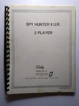 Spy Hunter II Upright 2 Player Arcade MANUAL Original Video Game Service... - $39.60