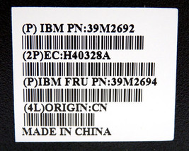IBM xSeries 92mm Hot-Swap Fan Assembly 39M2692 FRU: 39M2694 - £29.71 GBP