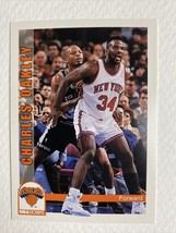 1992-93 Hoops New York Knicks Basketball Card #157 Charles Oakley - £0.79 GBP