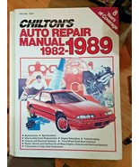 Chilton&#39;s Auto Repair Manual,1982-1989 US American Cars - £7.75 GBP
