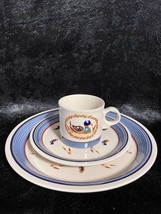 Vintage  Korea Epoch Mallard Duck Decoy Dinner Plate with Saucer and Cup - £14.93 GBP