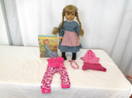 American Girl doll Kirsten Original outfit + AG summer Outfit + Book + Comfy lou - $108.92
