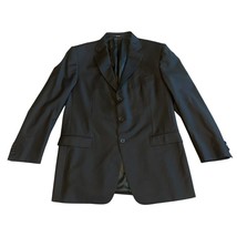 Ermenegildo Zegna Black Button-Down Blazer Jacket Sport Coat Classic Size 54R - $72.57