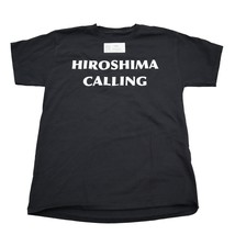 Hanes Shirt Mens M Black Hiroshima Calling Print Design Comfortable Artw... - $355.10 MXN