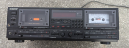 SONY TC-WR950 Double Stereo Cassette Tape Deck Player Recorder As Is Par... - £118.12 GBP