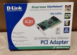 D-Link DFE-530 TX+ 10/100 Mbps Ethernet Desktop PCI Adapter Updated NIB 227N - £7.52 GBP