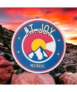 Mt. Joy Red Rocks Blue Red Colorado Flag Sticker Slap Matte Finish 2.75&quot;... - £2.69 GBP