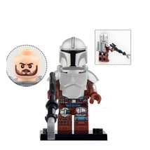 Din Djarin Mando The Mandalorian Star Wars Minifigures Block Toys - £2.29 GBP