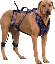 Easy Walk No Pull Dog Harness For Large Dogs, Heavy Duty Tactical Dog Harness Wi - £51.35 GBP