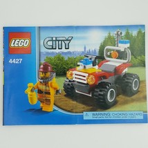 Lego City Fire ATV 4427 Building Instruction Manual Replacement Part - £2.36 GBP