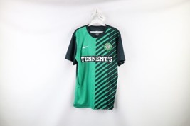 Nike Mens Medium Tennents Celtic FC Football Club Soccer Jersey Green Striped - £30.49 GBP