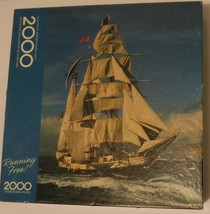 Jigsaw Puzzle Lot of 2 Gently Used Complete featuring Sailing Ships Sail... - £14.91 GBP
