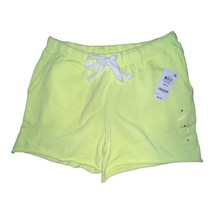 Jenni Cotton French Terry Lounge Pajama Shorts Crisp Honeydew Size Small... - $5.99