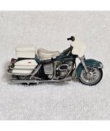 Franklin Mint Harley Davidson 1:24 Scale B11WC24 Motorcycle 1976 Electra... - $55.38 CAD