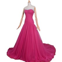 Kivary Mermaid Beaded Tulle Simple Long Corset Sweetheart Prom Evening Dresses F - £132.97 GBP