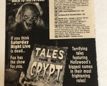 Tales From The Crypt Tv Guide Print Ad TPA14 - £4.68 GBP
