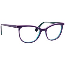 JF Rey Eyeglasses JF1448 7575 Purple on Green Semi Cat Eye Frame 52[]17 145 - $5,631.11 MXN
