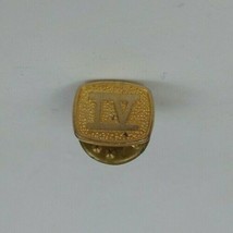Vintage Roman Numeral IV Gold Tone Lapel Hat Pin - £4.29 GBP