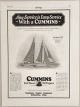 1927 Print Ad Cummins Full Diesel Oil Marine Engines Alden Sail Boat Gre... - £16.22 GBP