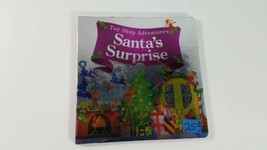 SANTA&#39;S SURPRISE TOY SHOP CHILDREN&#39;S BOARD BOOK GIFT AGE 2 UP  - $4.95