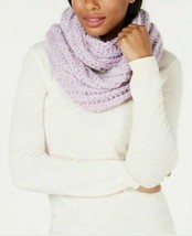 INC International Concepts Textured Knit Infinity Scarf Eyelash Yarn, Purple Lil - £11.81 GBP
