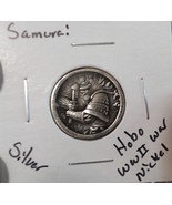 HOBO Samurai Warrior Made From A REAL WWII Silver War Nickel - $280.61 MXN