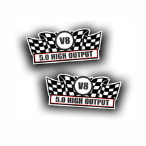 5.0 High Output Air Cl EAN Er Engine Decal For Race, Muscle Car 2X - £10.89 GBP