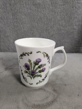 Balfour China COFFEE MUG Scotland Purple Flowers 4” Tall - $14.38