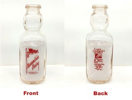 (1) Quart Baby Face Milk Bottle - Alexandria Dairy - VA - £45.87 GBP