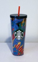 Starbucks 2022 Forest Dream Aqua Terra Tropical Orig Sticker/Straw 24 oz Venti - $13.95