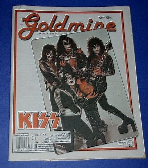 Kiss Goldmine Magazine Vintage 1990 Gene Simmons Peter Criss Ace Frehley... - $39.99