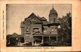 Governor&#39;s Mansion Topeka KS Vintage  Postcard pre-1910 BK 31 - £3.92 GBP