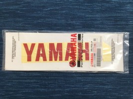 Yamaha Letters Decal Red NOS 8&quot; x 2&quot; ~816A - £13.66 GBP