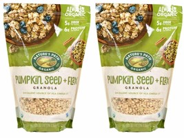 2 Pack Nature&#39;s Path Organic Pumpkin Seed + Flax Granola, 35.3 Oz - £28.40 GBP