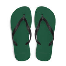 Autumn LeAnn Designs® | Adult Flip Flops Shoes, Deep Green - £19.65 GBP