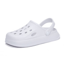 Clogs Men and Women White EVA Medical Shoes Clogs, Slip On, Lightweight Sandals - £23.91 GBP