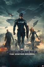 Captain America ~ Winter Soldier Fire Cast 22x34 Movie Poster Chris Evans Marvel - £6.83 GBP