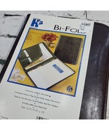 Vintage Heritage Bi-Fold Note Pad W/ Calendar Portfolio Leather-Like Ext... - £15.77 GBP