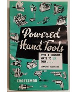 Vintage 1956 Original Craftsman Power Hand Tool Handbook Authentic Genui... - $19.99