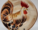 Tabletops Gallery Romalo Rooster Plate 9 1/2&quot;  Art Pottery Hand Crafted ... - £13.36 GBP