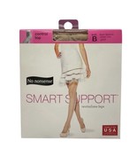 No Nonsense Smart Support Pantyhose B, Bare Bisque, Sheer Toe USA MADE - $23.31 CAD