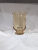 Smith &amp; Hawken Topaz Yellow Glass Vase, Centerpiece, Flower Vase, 7.25&quot; ... - $19.80