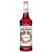 Monin - Cranberry Syrup, Tangy and Sweet Berry Flavor, Natural Flavors, ... - £12.93 GBP