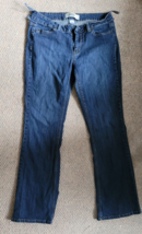 Ladies Route 66 Size 11/12 Bootcut Low Rise Blue Jeans Casual Dark Blue - $9.99