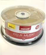 Maxell CD-R 30 Pack Music Gold CD Recordable Discs 700 MB - $31.59 CAD