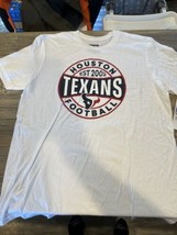 Houston Texans T Shirt Mens Large White. Authentic. NWT. 1 - $9.89