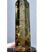 High-Clarity Rainbow Citrine Tower | Citrine Custom Wood Stand Trending ... - $277.00