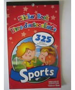 Various Sports Colorful 1&quot;  Stickers Football Soccer 325 Ct (5 Sheets) P... - £3.53 GBP